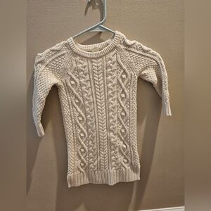 Cable Knit Cream Sweater